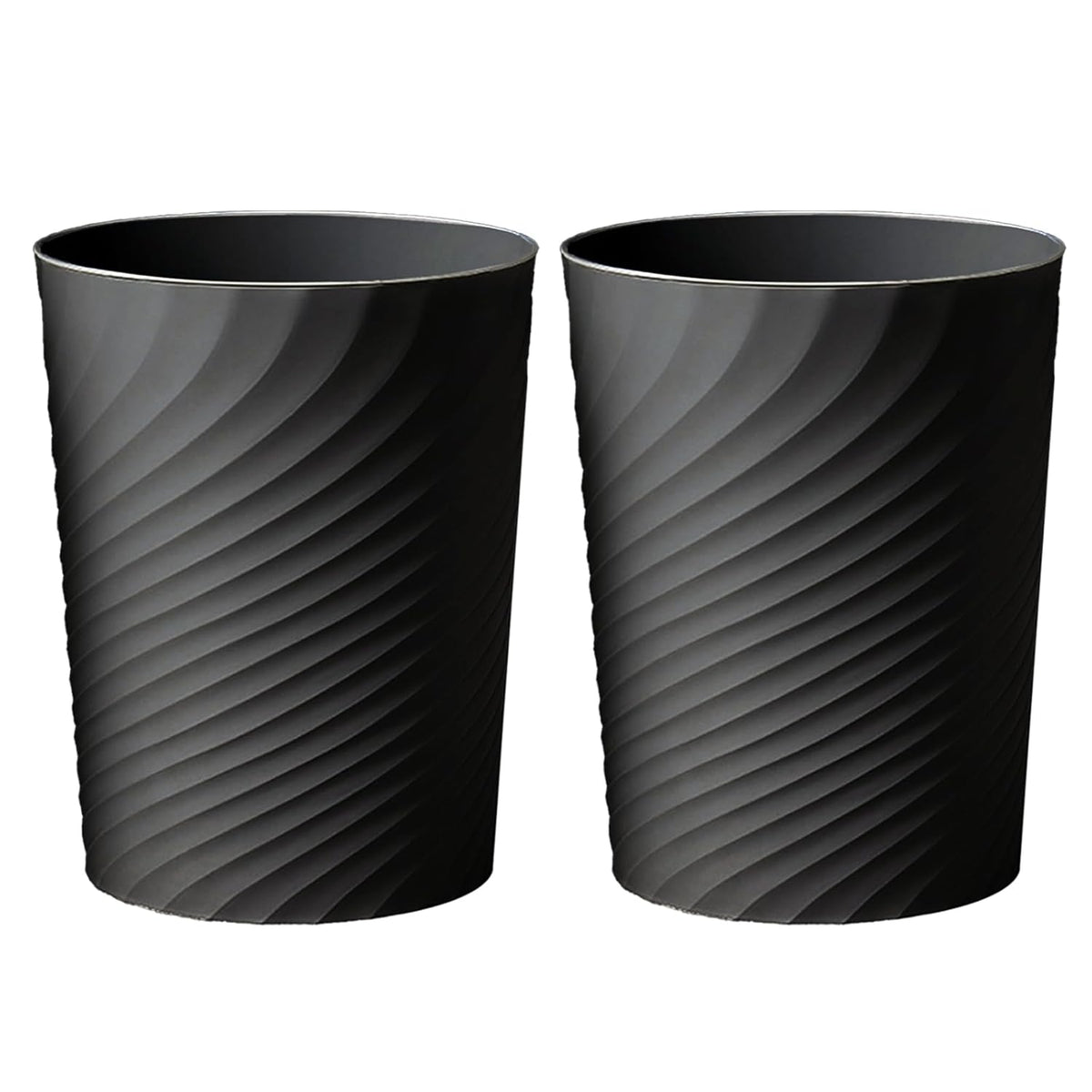2 Pcak Small Bathroom Trash Can 1.8 Gallon Waste Basket Garbage Can for Bedroom Office Kitchen