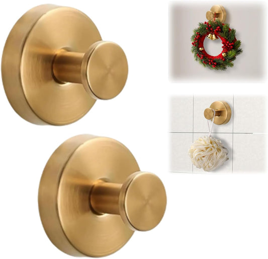 Suction Cup Hooks for Wreaths on Glass, No-Drill Suction Cup Hooks, Wreath Hangers for Front Doors