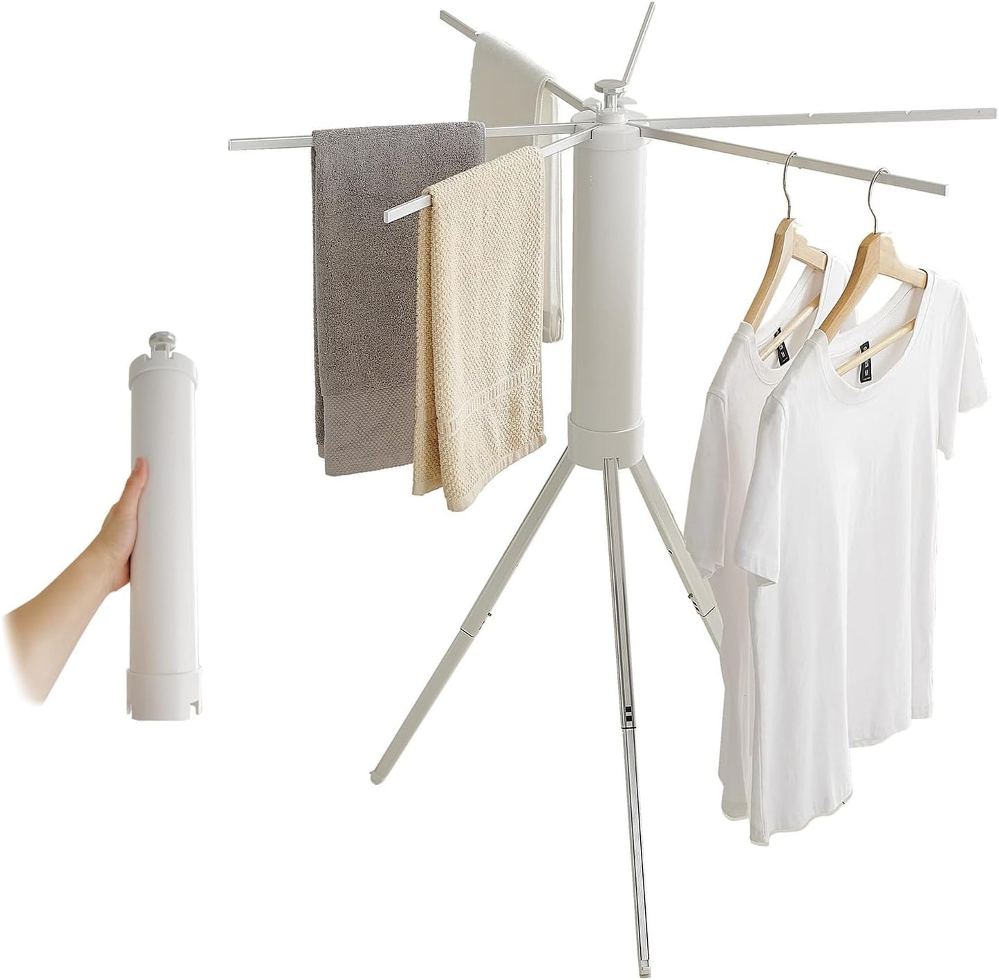 JOOM Clothes Drying Rack Portable Foldable - Drying Rack Clothing Space Saving,Collapsible Drying
