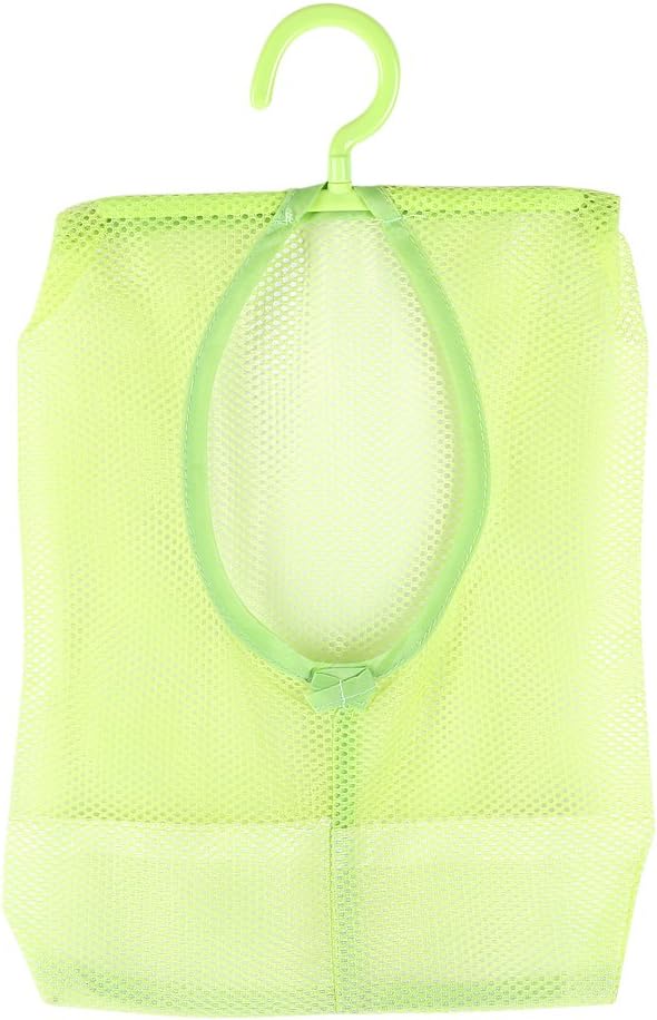 Clothespin Bag, Multi Purpose Hanging Mesh Storage Bag Clothespin Bag with Hanger for Socks