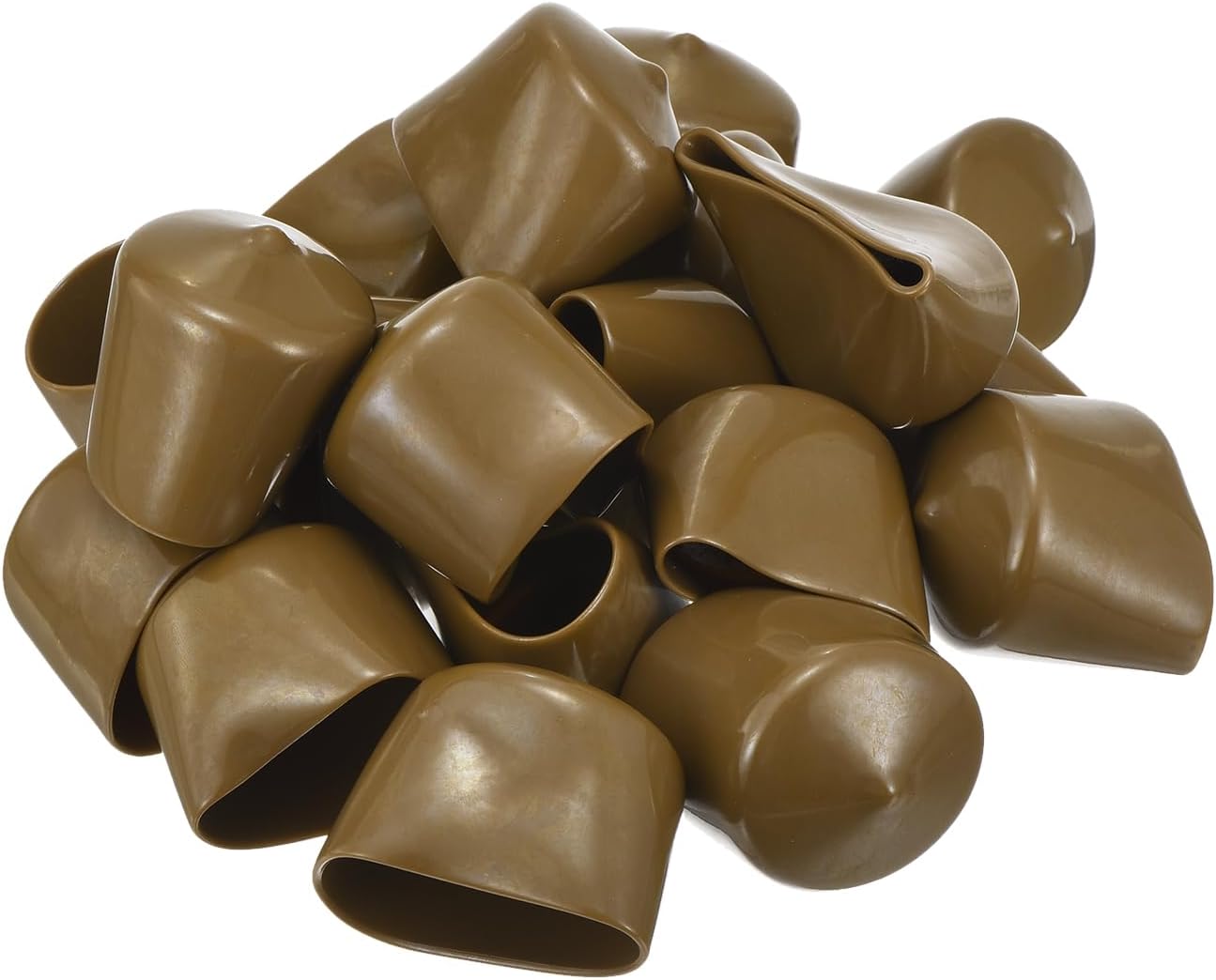 uxcell 20pcs Rubber End Caps 36mm ID Vinyl PVC Round Tube Bolt Cap Cover Screw Thread Protectors