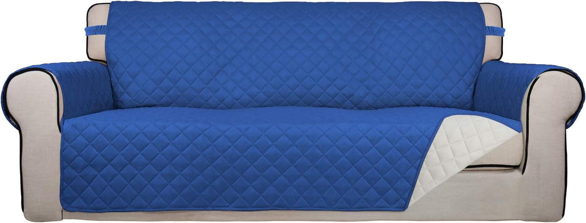 PureFit Reversible Quilted Sofa Cover, Water Resistant Slipcover Furniture Protector, Washable