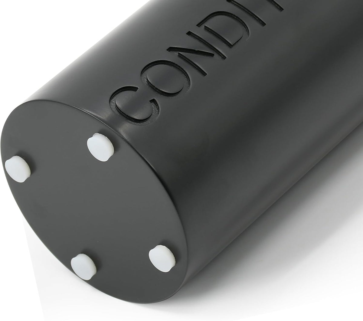 Matte Black Conditioner Dispenser Luxurious Refillable Pump Bottle with Black Resin Pump and