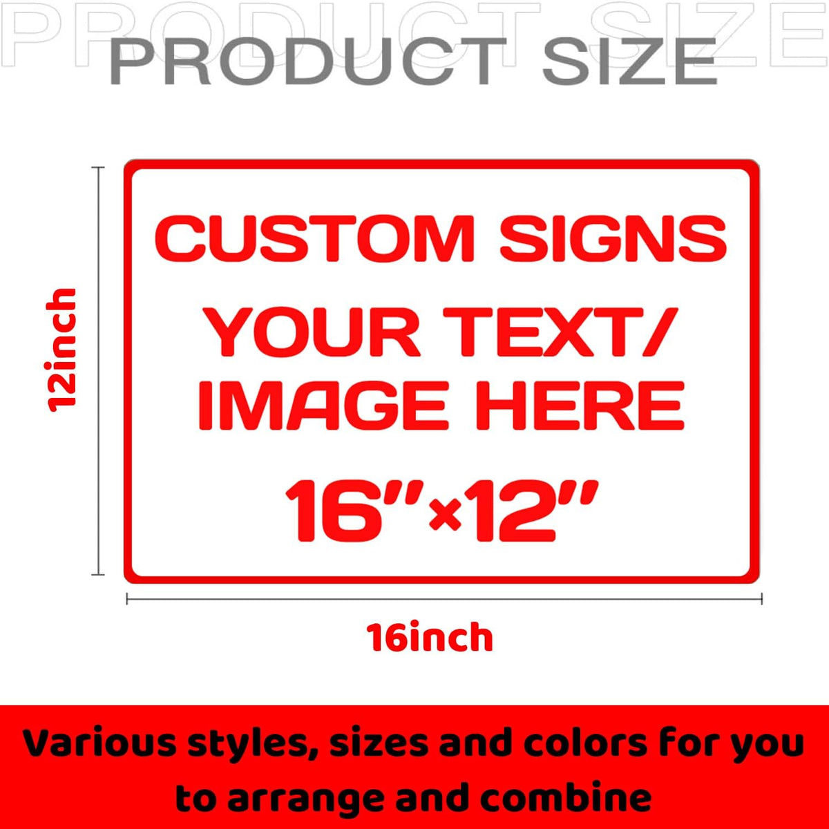 Customised Christmas Decoration Signs,Aluminum Weatherproof Metal Sign,Multiple Sizes Custom