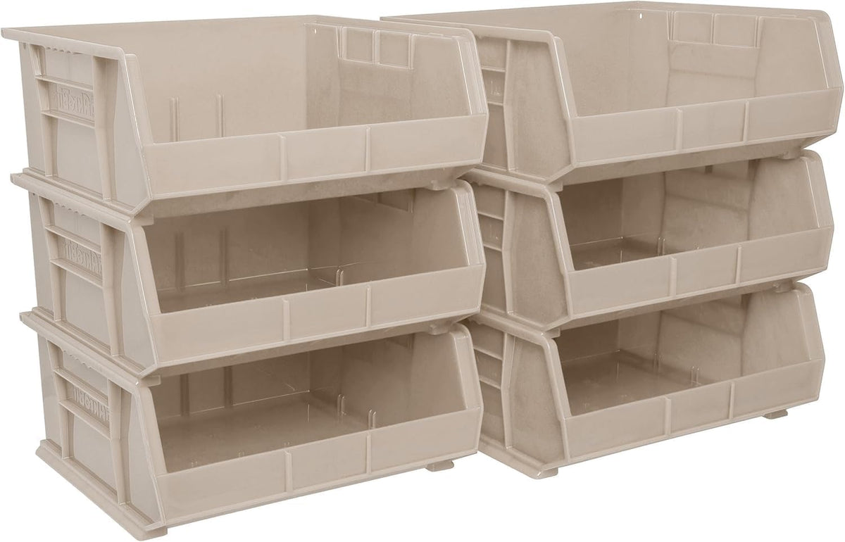 Akro-Mils 30235 AkroBins Plastic Storage Bins, Space-Saving Stackable Bins for Garage, Pantry
