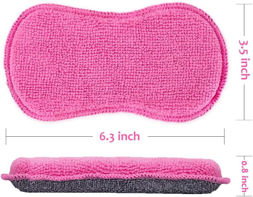 UPSTAR Dish Sponges Kitchen, Microfiber Cleaning Scrubber for Dishwashing, Sink, Basin and