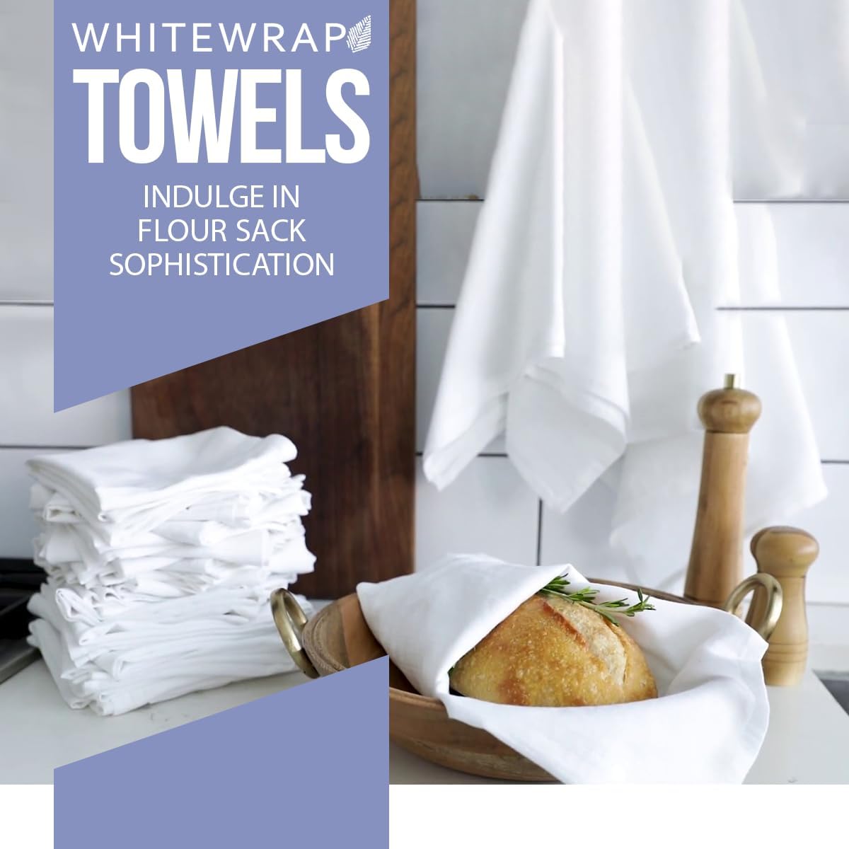 Flour Sack Towels| Tea Towel for Crafts| Kitchen Dish Cotton Blank Towel for Embroidery|Baking