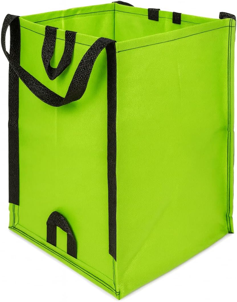 DURASACK Heavy Duty Home and Yard Bags 48-Gallon Reusable Self-Standing Lawn and Leaf Bags Garbage