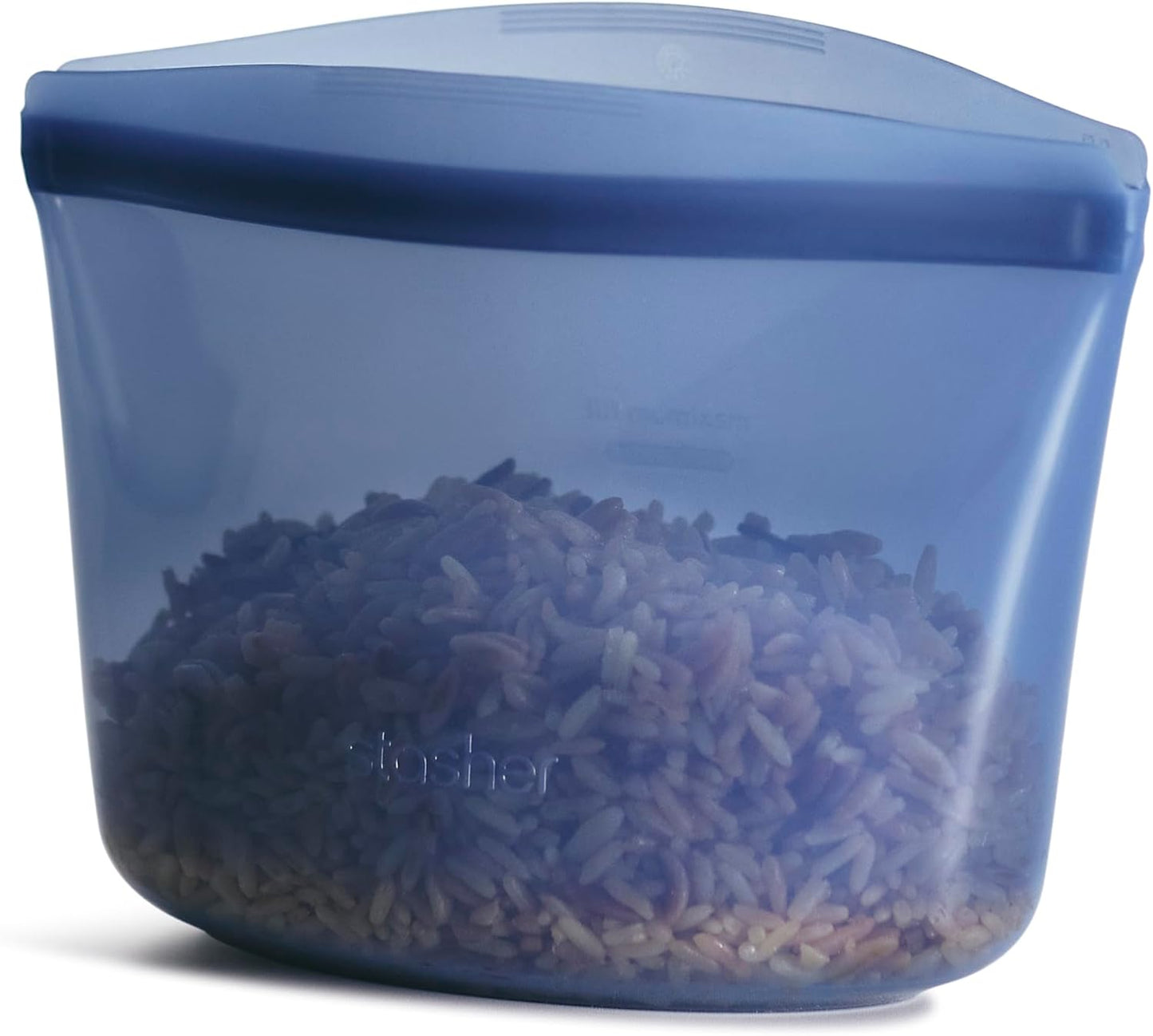 Stasher Premium Silicone Reusable Food Storage Bowl, Deep Ocean, Microwave, Sous Vide, Dishwasher