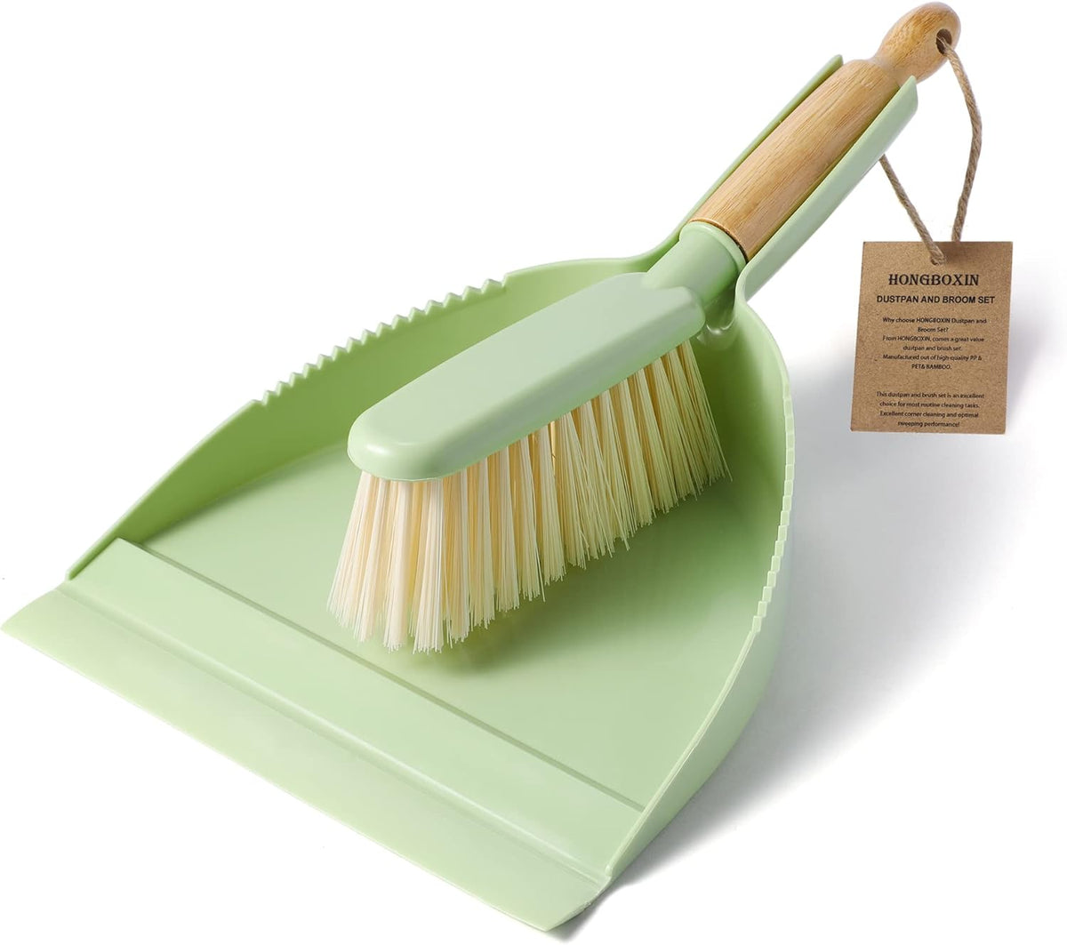 Dust Pan and Brush Set - Small Dustpan and Brush Set, Handheld Broom and Dustpan Set, Brush and