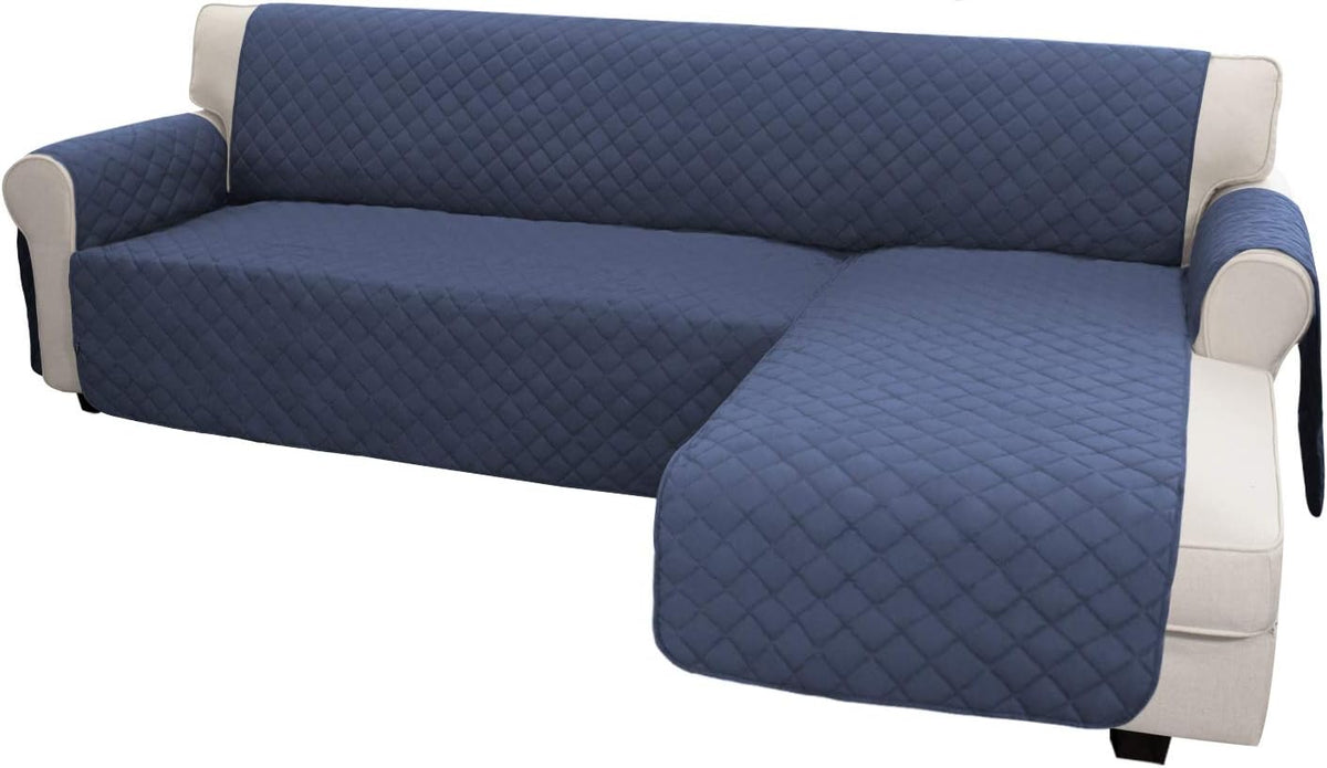 Easy-Going Sofa Slipcover L Shape Sofa Cover Sectional Couch Cover Furniture Protector Mat for Pets