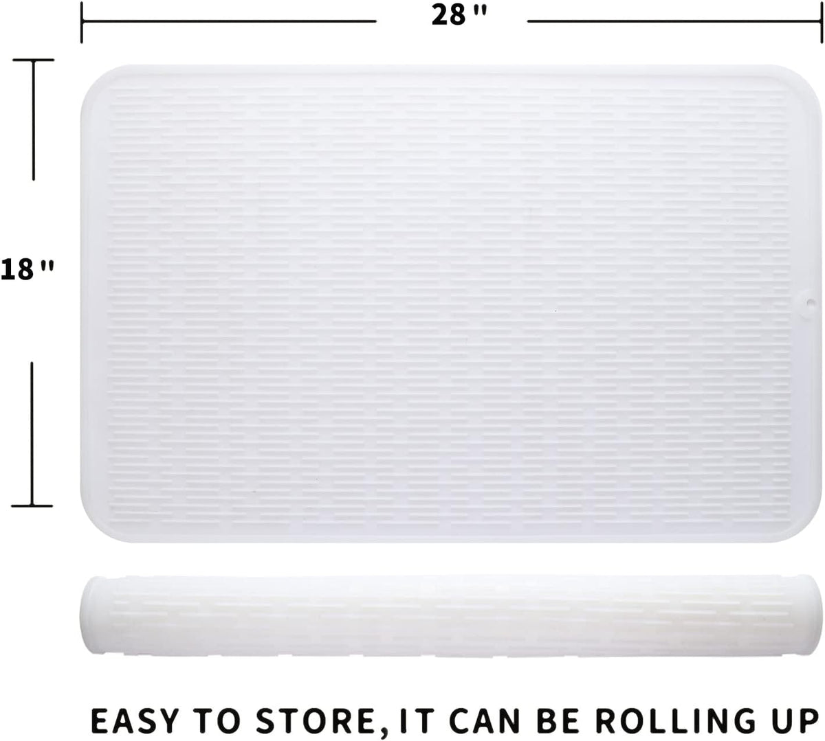 Silicone Dish Drying Mat for Multiple Usage,Easy clean,Eco-friendly,Heat-resistant Silicone Mat for