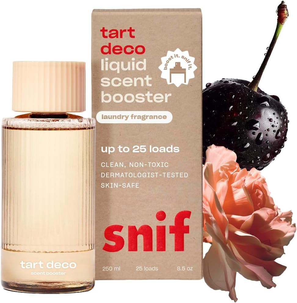 Snif Tart Deco Scent Booster, Juicy, Sophisticated Cherry Scent, 25 Loads, Non-Irritating to Skin