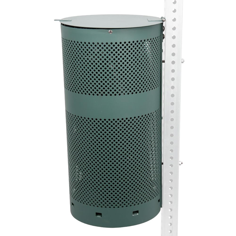 ZERO WASTE USA - Round Outdoor 10 Gallon Dog Waste Station Waste Can Replacement - 100% Rust-Free