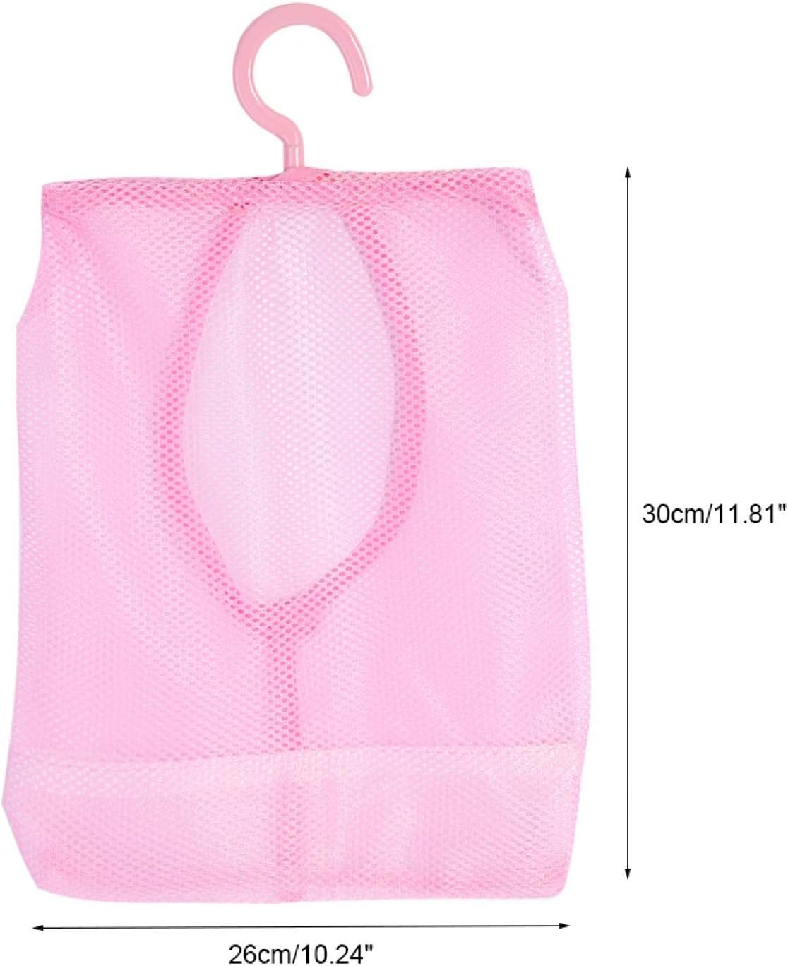 Clothespin Bag, Multi Purpose Hanging Mesh Storage Bag Clothespin Bag with Hanger for Socks