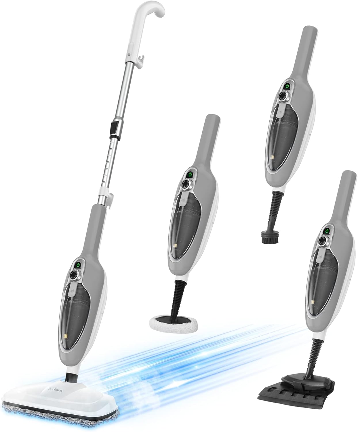 Steam Mop - 10-in-1 MultiPurpose Handheld Steam Cleaner Detachable Floor Steamer for