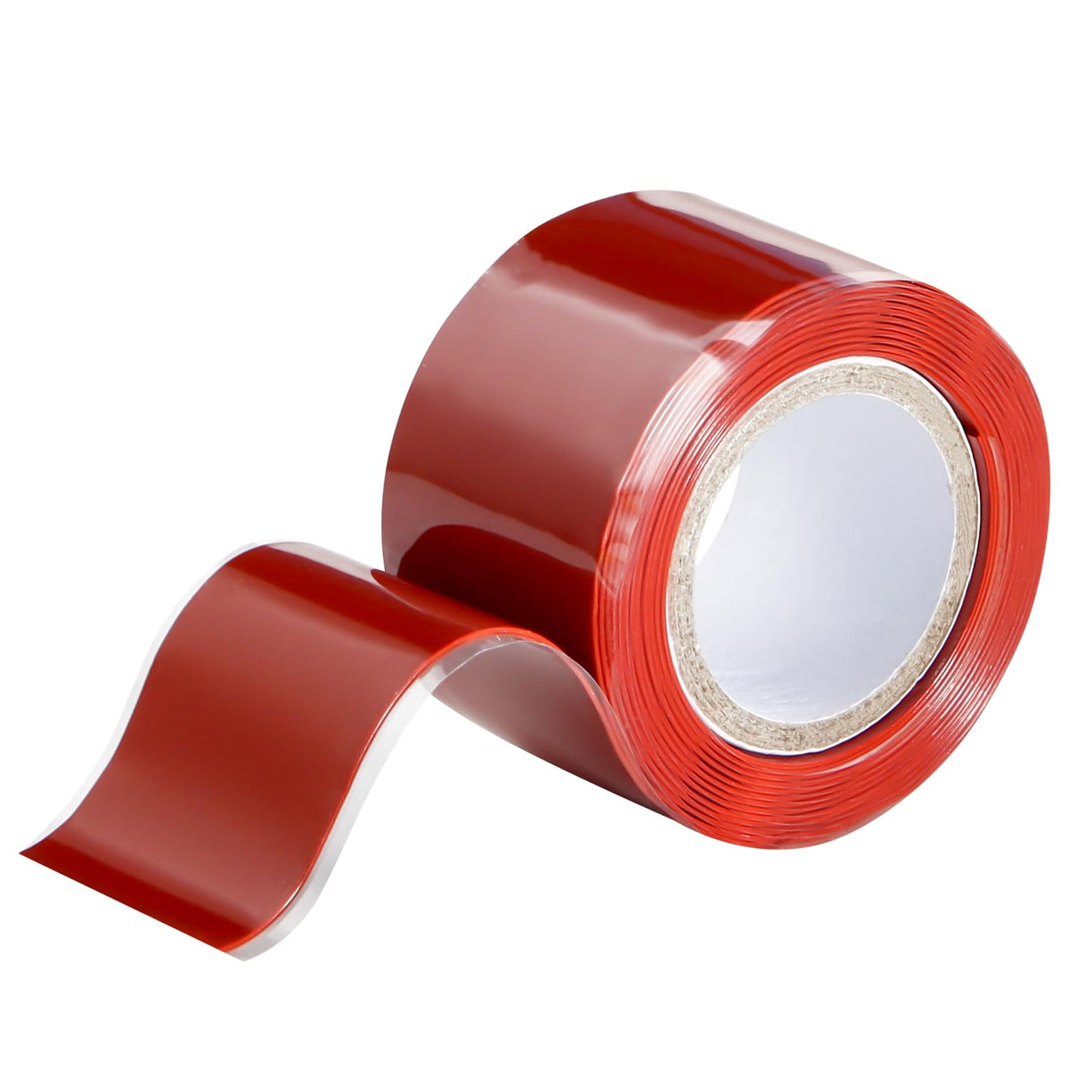 Self Fusing Silicone Tape 1 in x 5' Red Waterproof Rubber Leak Proof Sealing Silicone Rubber