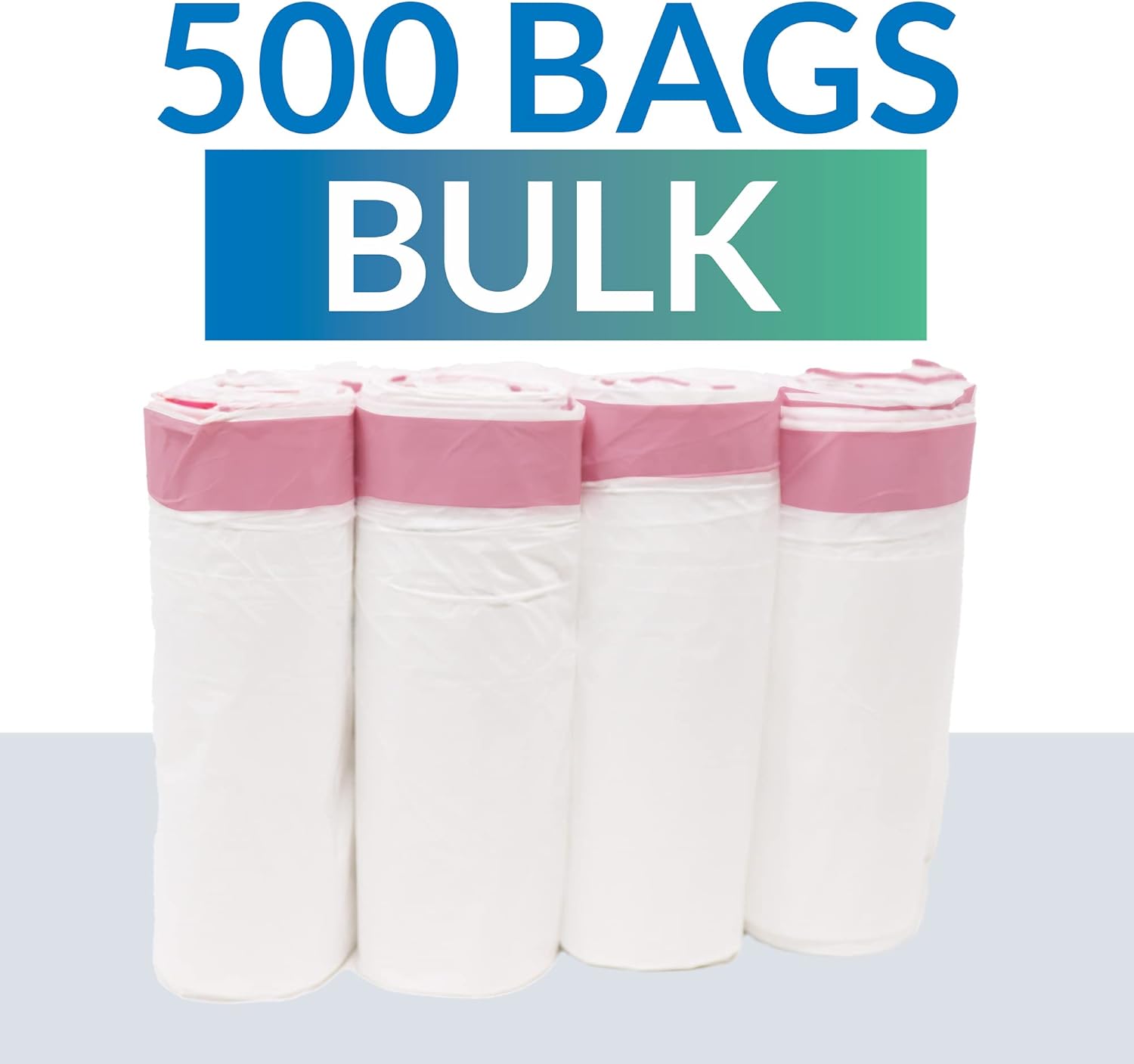 Reli. 6-10 Gallon Trash Bags Drawstring | 500 Count Bulk | 22"x23" | 6, 8, 10 Gallon Drawstring