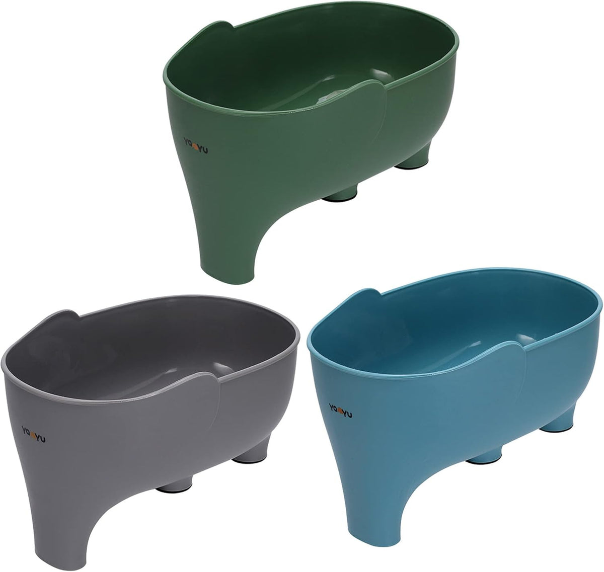 3PCS Vegetables Washing Basket - Elephant Drainage for Fruit, Pasta, Noodles - Kitchen Draining
