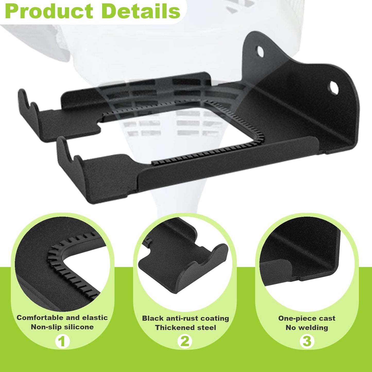 2Pcs Garage Organizer Trimmer Rack,Garden Power Tool Hanger Weed Whackers Holder Wall Mounted for
