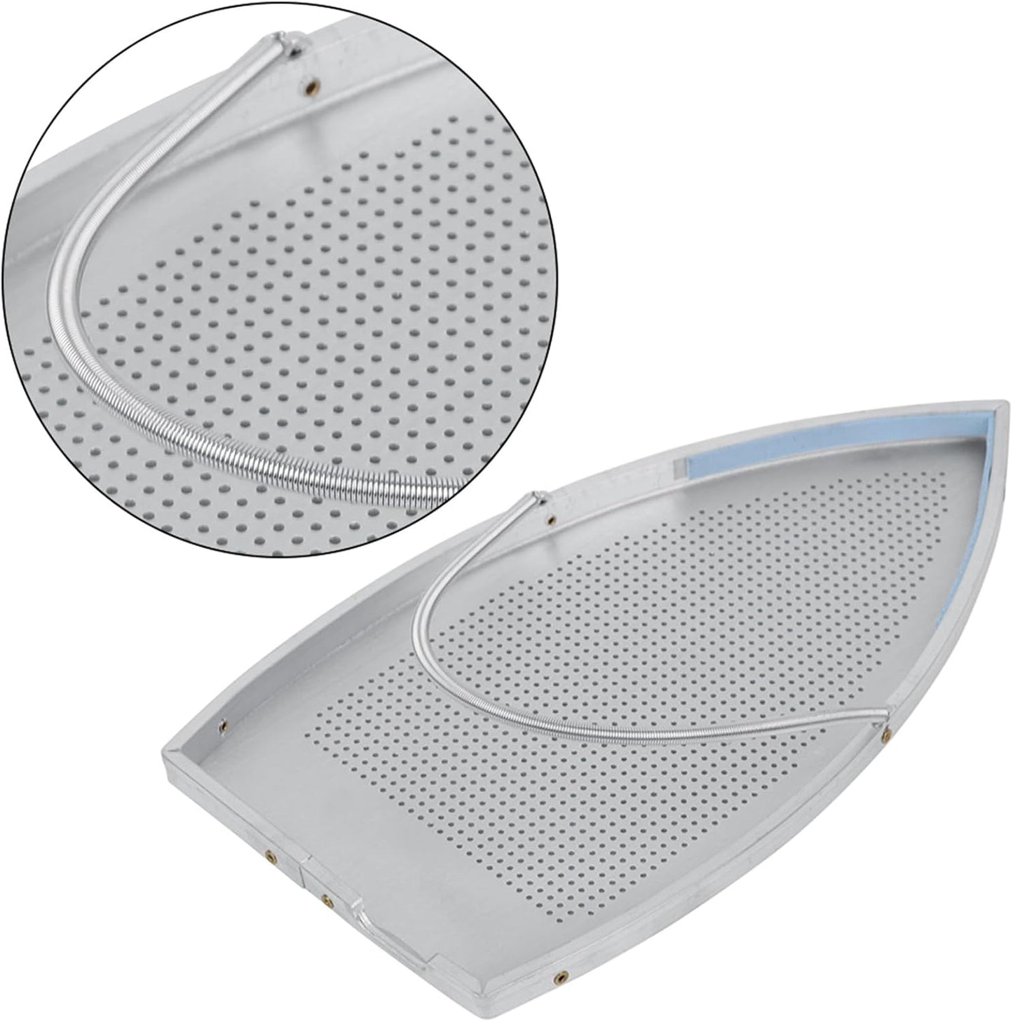 Aluminum Iron Plate Cover,Slick Cover Iron Protector for Ironing,9.1 X 4.84 in Ironing Shoe for
