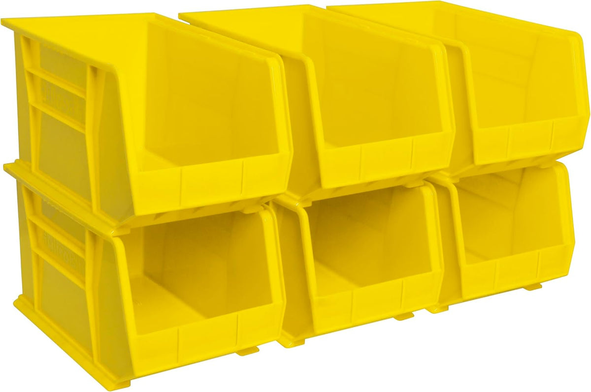 Akro-Mils 30260 AkroBins Plastic Storage Bins, Space-Saving Stackable Bins for Garage, Pantry