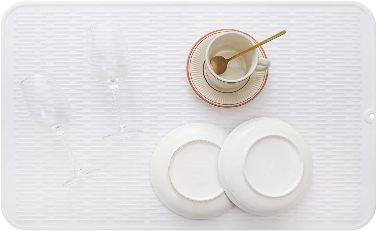 Silicone Dish Drying Mat for Multiple Usage,Easy clean,Eco-friendly,Heat-resistant Silicone Mat for