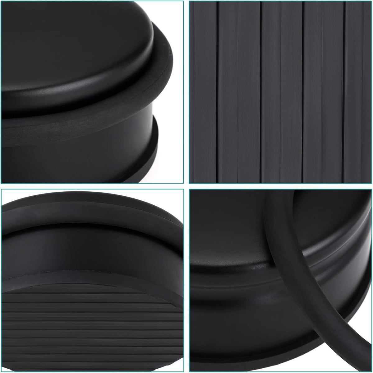 Sumnacon Heavy Duty Floor Door Stopper No Drill, Durability Stainless Steel Door Stops with