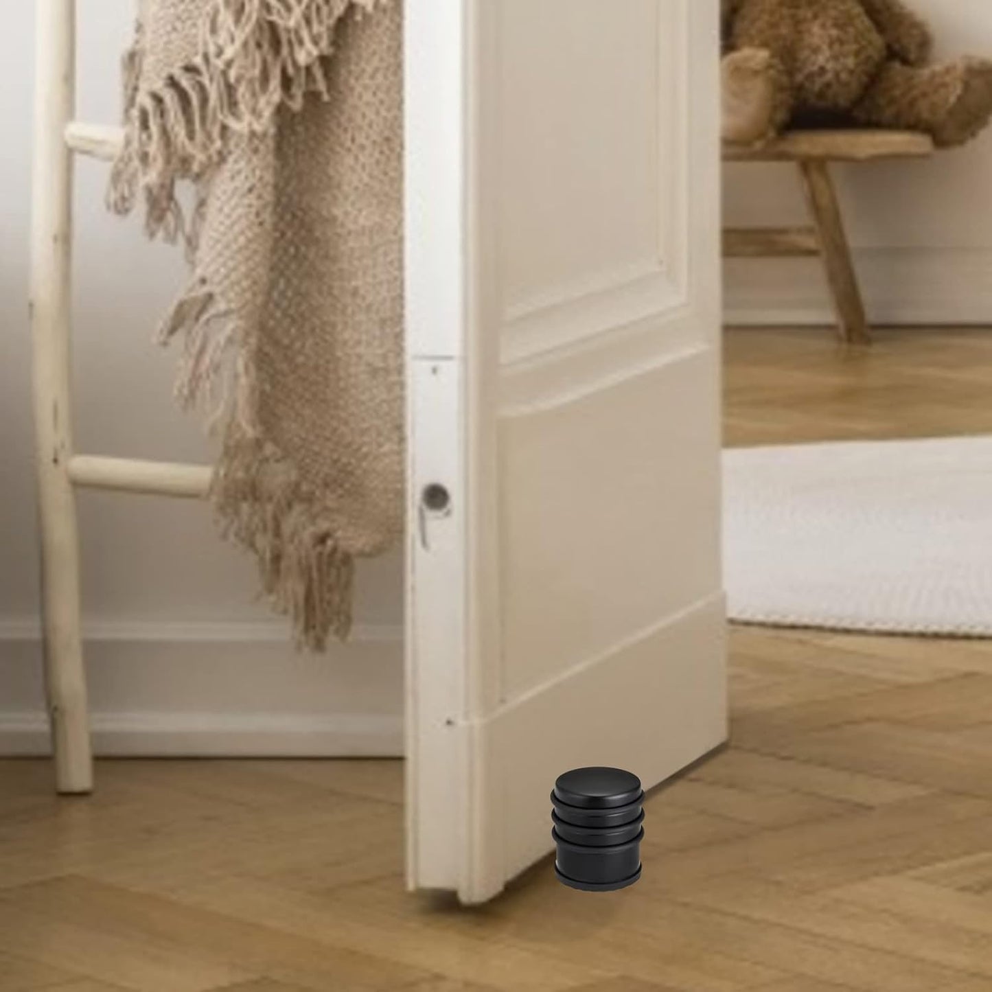 Sumnacon Heavy Duty Floor Door Stopper No Drill - Durability Stainless Steel Door Stop with