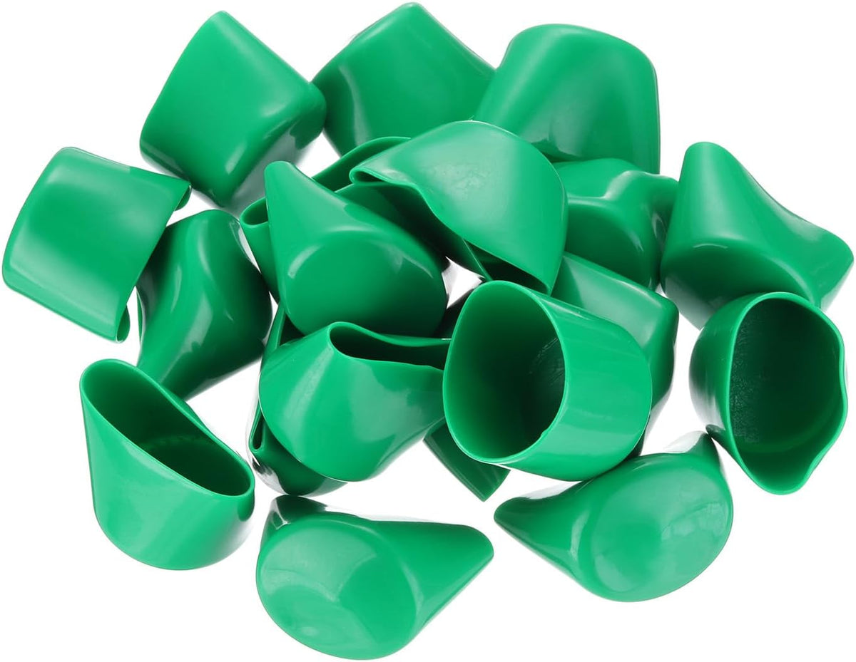 uxcell 20pcs Rubber End Caps 47mm(1 7/8") ID Vinyl PVC Round Tube Bolt Cap Cover Screw Thread