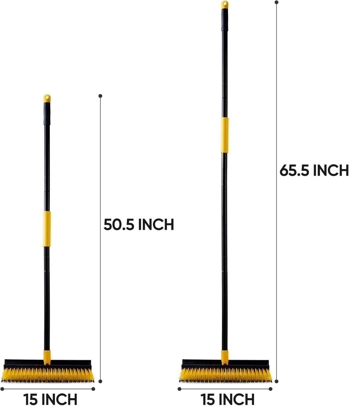 Yocada Double-Sided Floor Scrub Brush Triangle Brush Corner Crevice Cleaning Heavy Duty Stiff