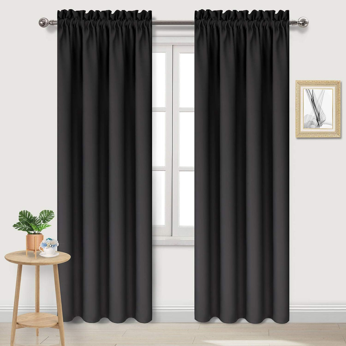 DWCN Blackout Curtains for Bedroom – Thermal Insulated Room Darkening Drapes for Living Room