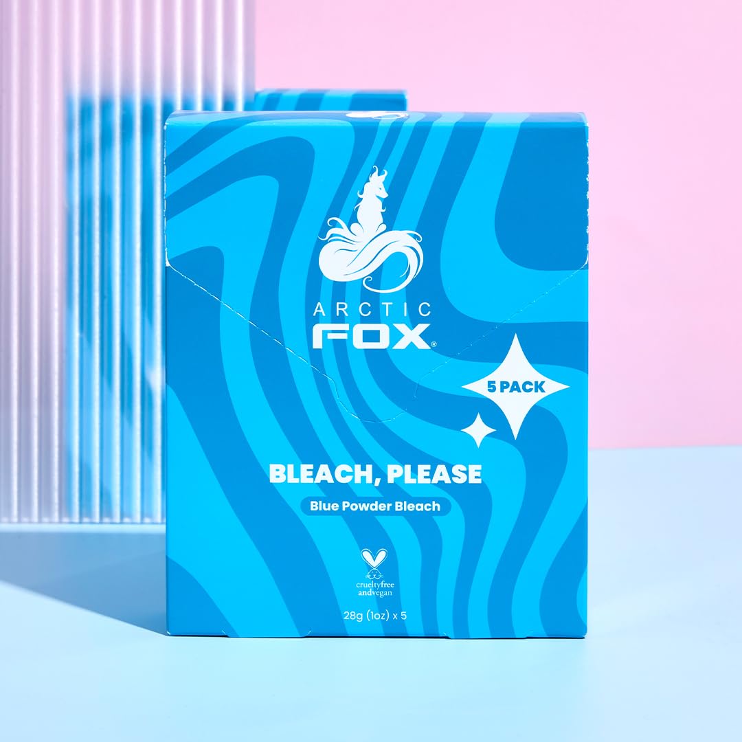 ARCTIC FOX Bleach Please, Blue Powder Bleach 5 Pack of Sachets (5 x 1oz) Stock up and save! Perfect