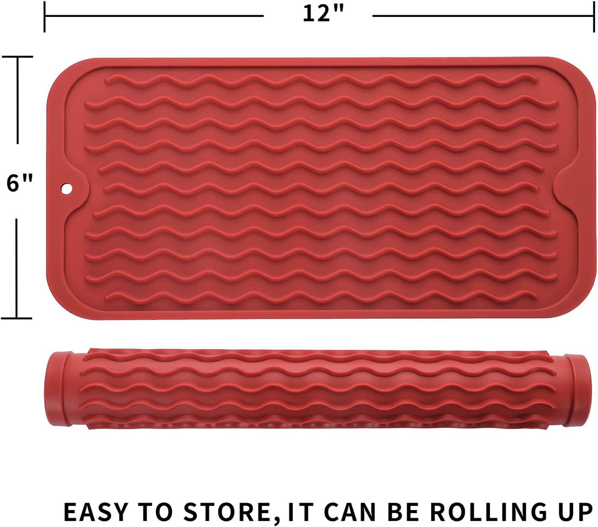 Silicone Dish Drying Mat for Multiple Usage,Easy clean,Eco-friendly,Heat-resistant Silicone Mat for