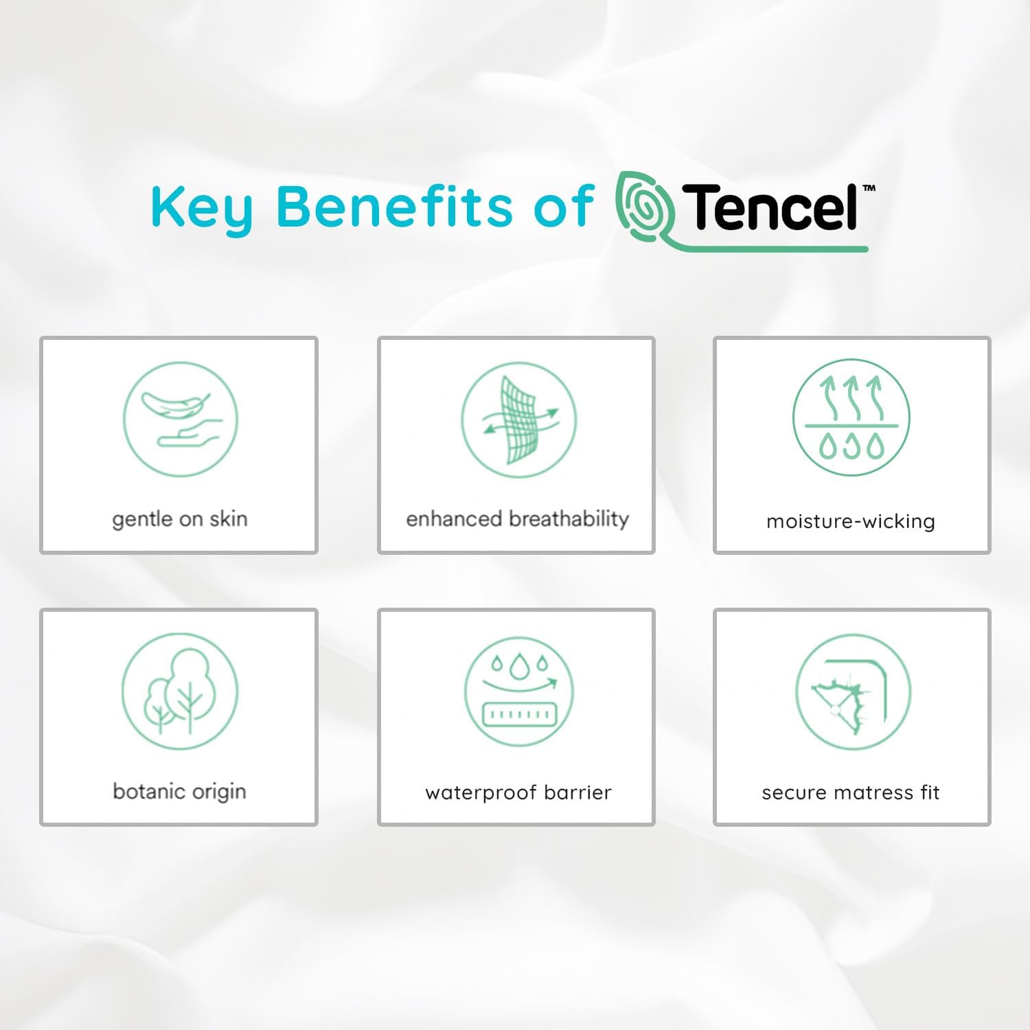 PUREgrace Tencel Mattress Protector (Twin) – Waterproof, Noiseless Cover for Potty Training