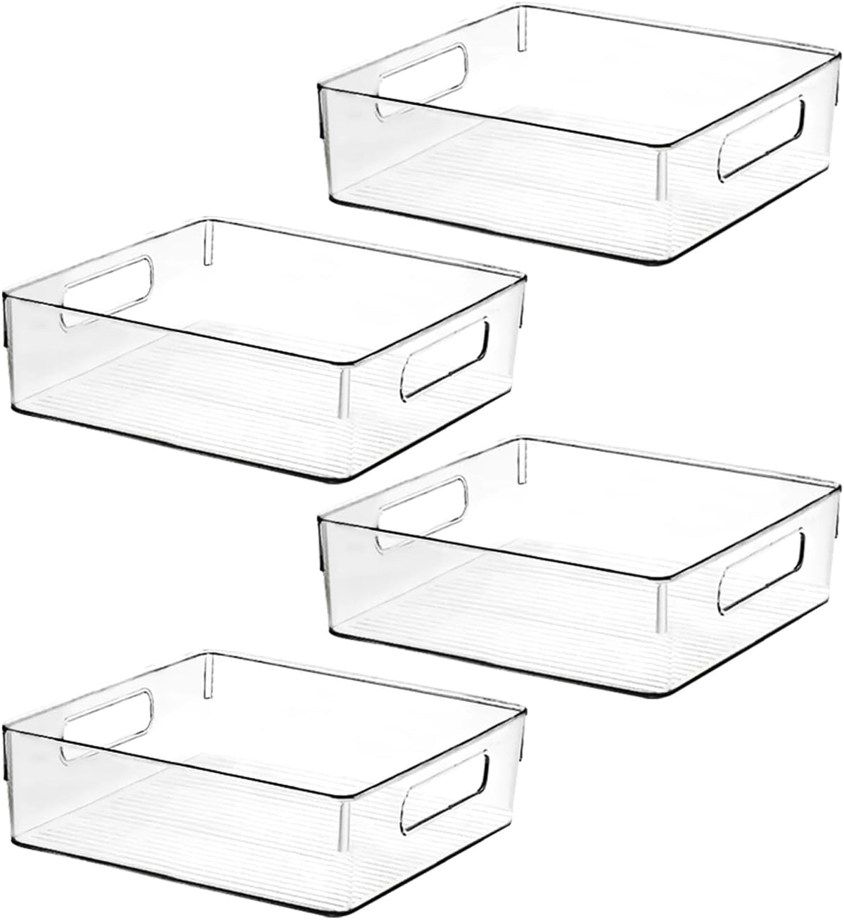 Clear Plastic Storage Bins, Pantry Organizers and Storage, Kitchen Organization and Storage