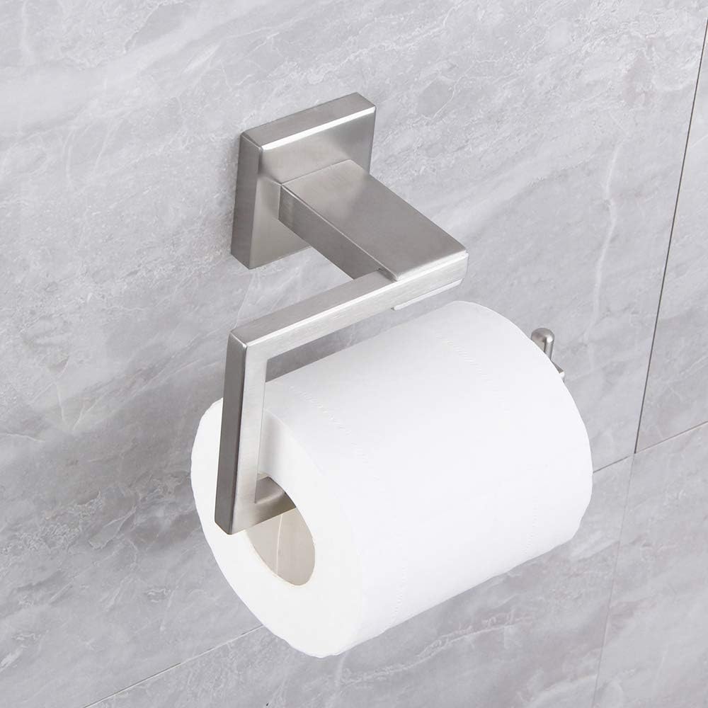 SUS304 Stainless Steel Bathroom Toilet Paper Holder Kitchen Washroom Tissue Roll Dispenser Wall