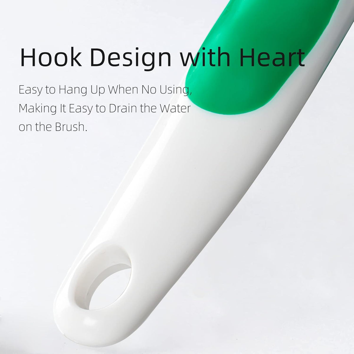 2-Pack Scrub Brush for Cleaning with Long Handle,Medium Firm Brush Bathroom Cleaning Supplies and