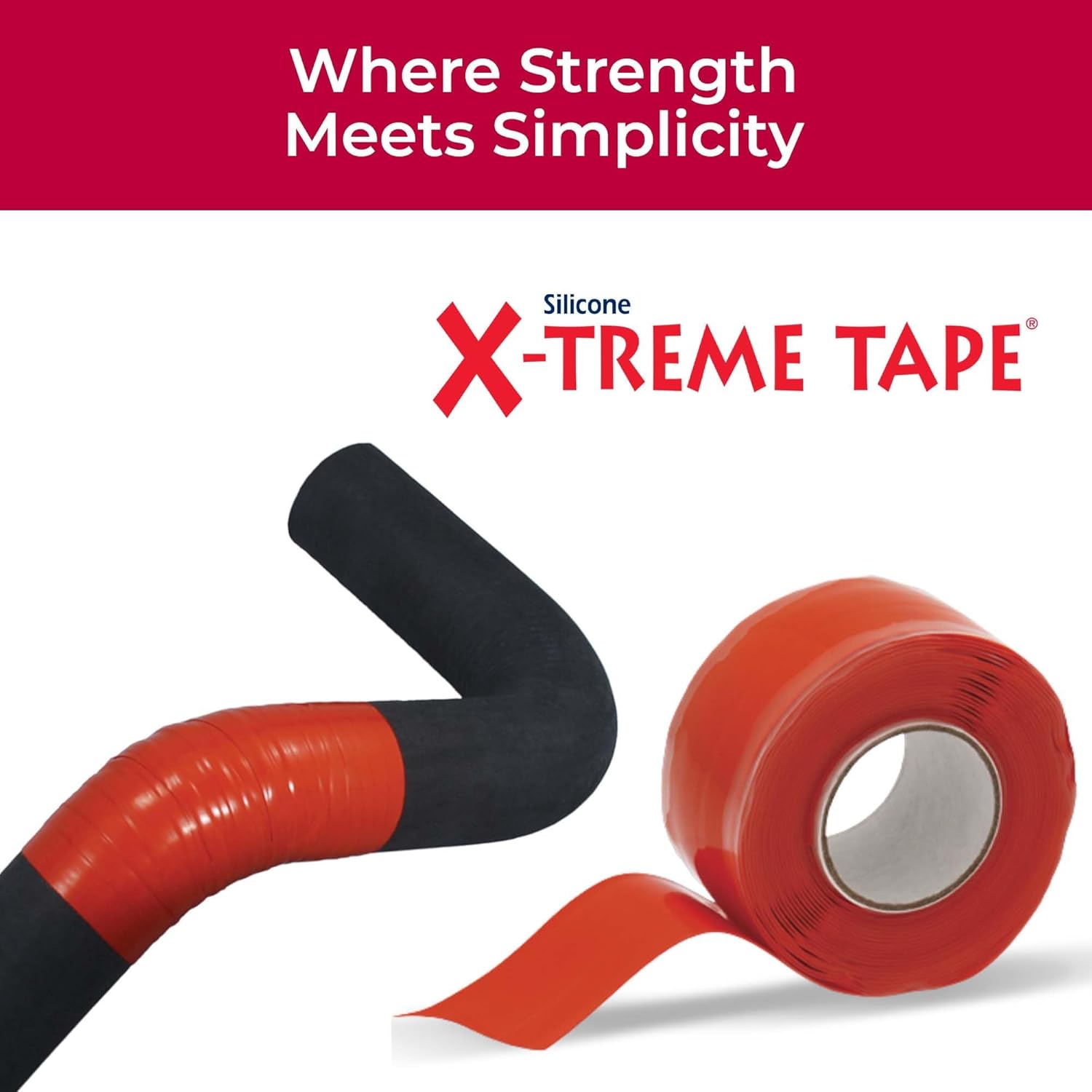 X-Treme Tape MOCAP Heavy Duty Electrical Tape, Self-Fusing Silicone Rubber, Waterproof & Insulating