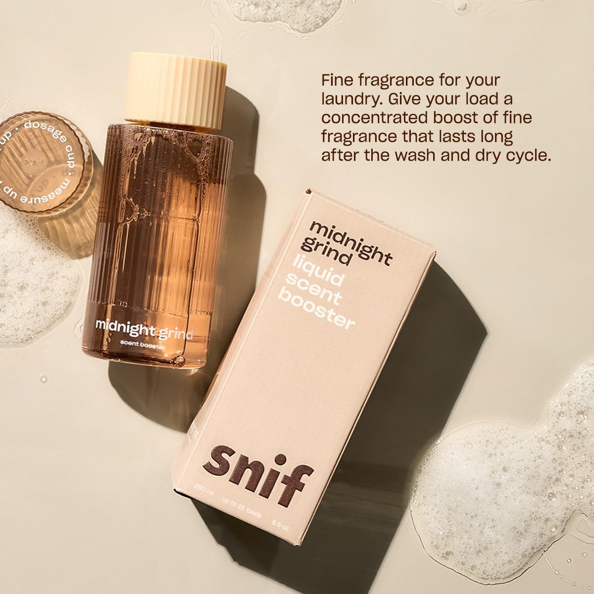 Snif Midnight Grind Scent Booster, Bold, Rich Espresso Scent, 25 Loads, Non-Irritating to Skin