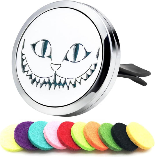 Essential Oil Car Diffuser Vent Clip Diffuser Christmas Car Accessories for Women Air Freshener(Cat