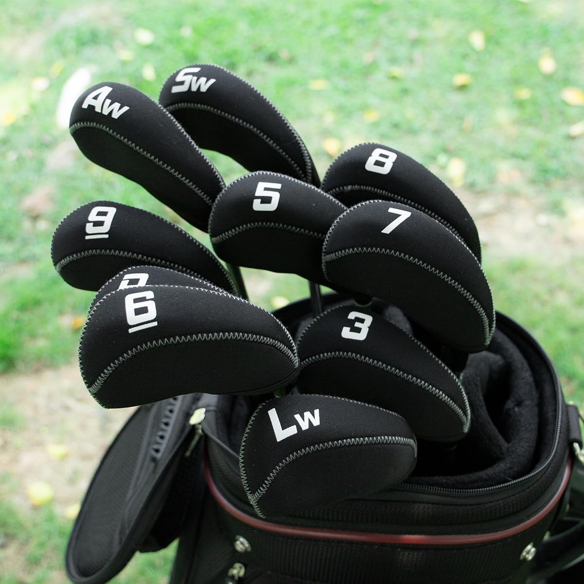 Golf Iron Covers for Golf Clubs Neoprene Golf Iron Cover Set 11pcs/10pcs Golf Iron Headcovers Golf