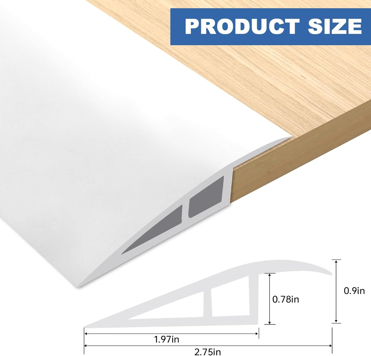 Vinyl Door Threshold Flooring Transition Strip Self Adhesive Carpet Edging Strip for Laminate