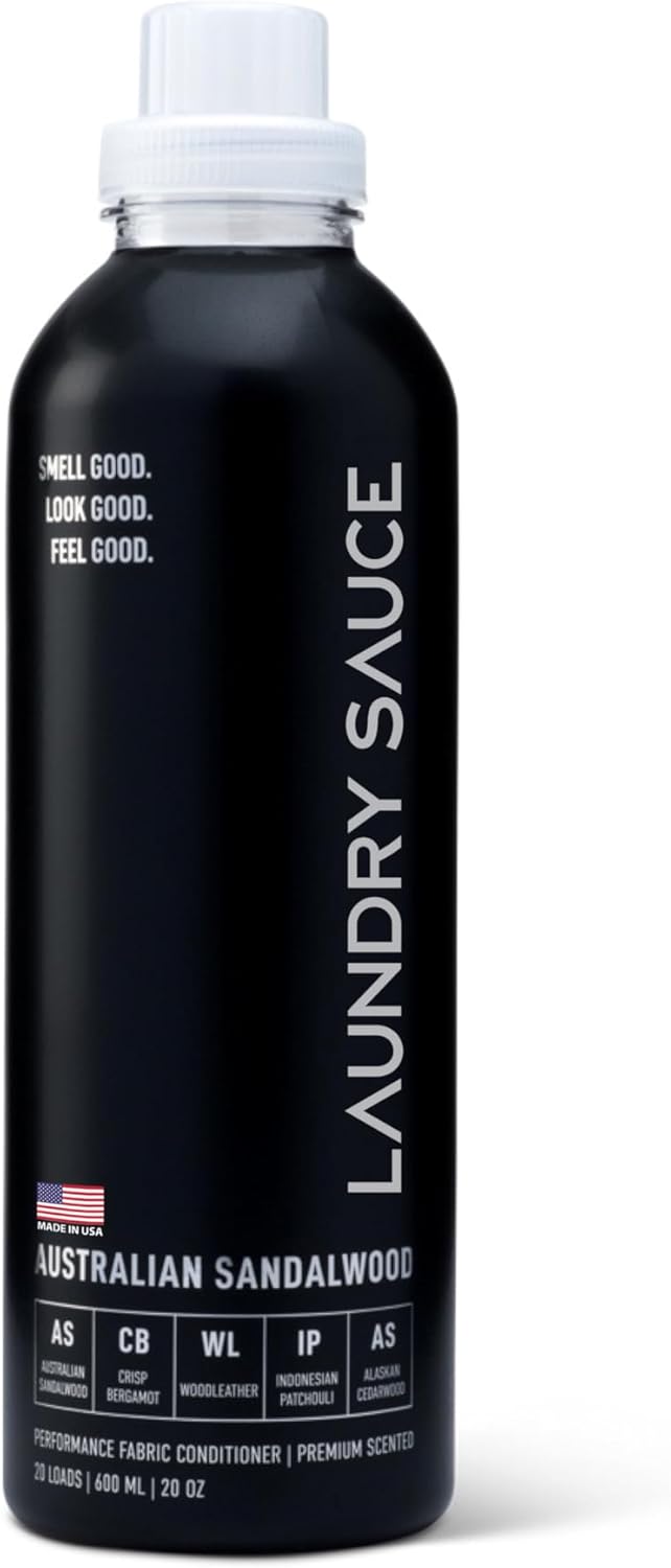 Laundry Sauce - Laundry Fabric Softener (Australian Sandalwood) Luxury Fragrance, Softens &