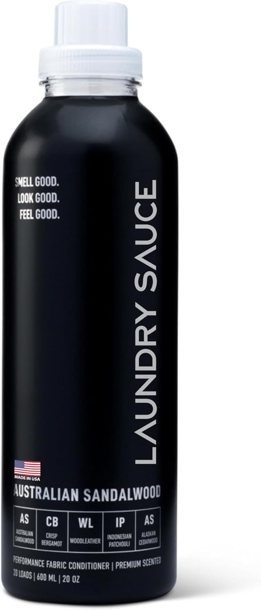 Laundry Sauce - Laundry Fabric Softener (Australian Sandalwood) Luxury Fragrance, Softens &