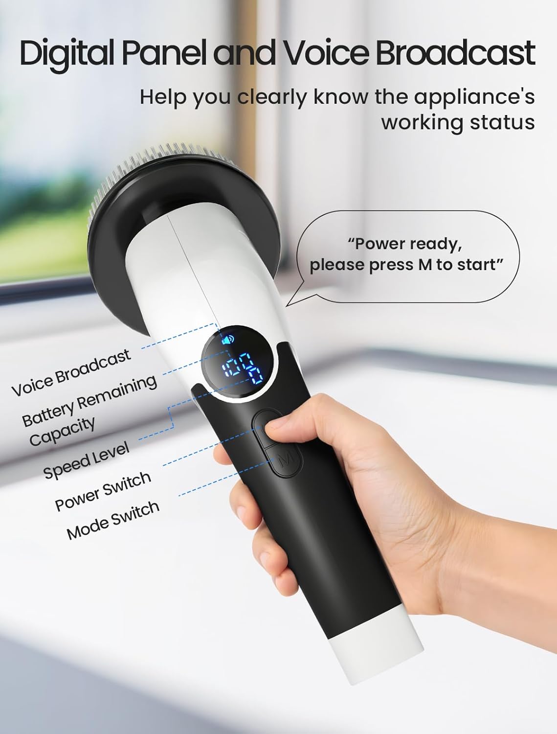 Electric Spin Scrubber, 2025 New Cordless Shower Cleaning Brush with 8 Replaceable Brush Heads, 3