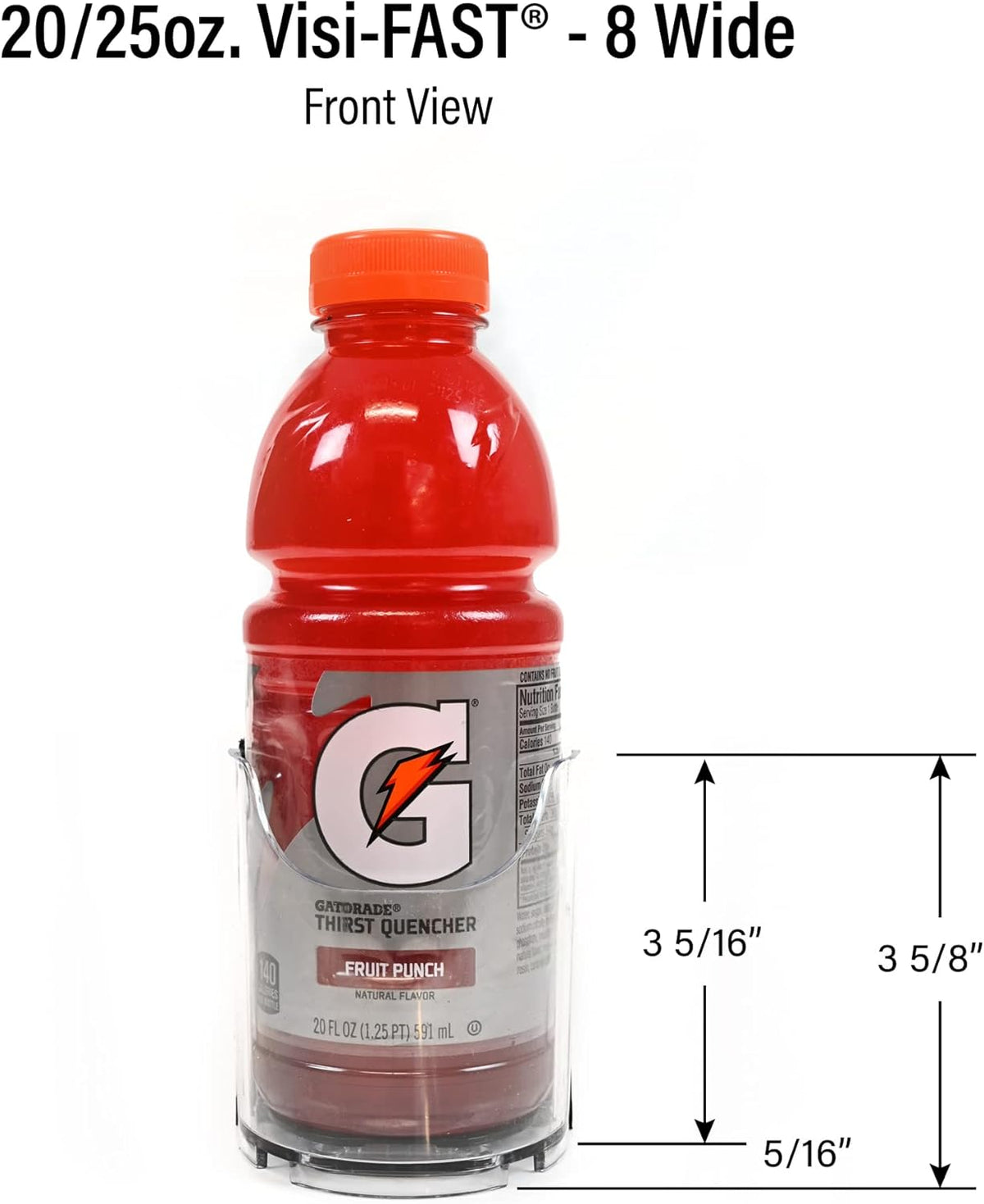 Display Technologies Fridge Organizer & Soda Can Dispenser for Refrigerator - Drink Dispenser &