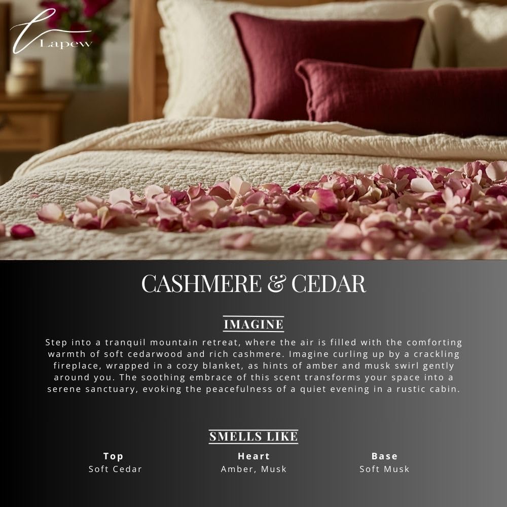 Cashmere Cedar Carpet Freshener Powder: Powerful Odor Eliminator for Home, Upholstery Deodorizer