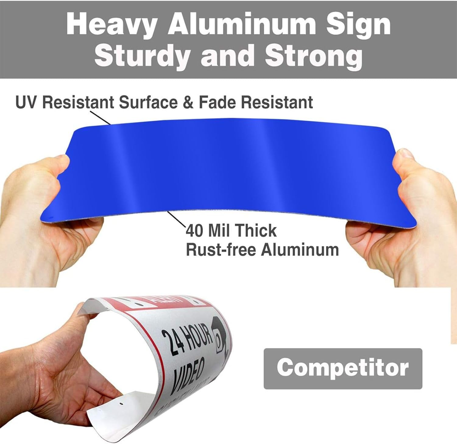 Repaly Personalized signs,Aluminum Weatherproof Metal Sign Multiple Sizes Custom Personalized Text