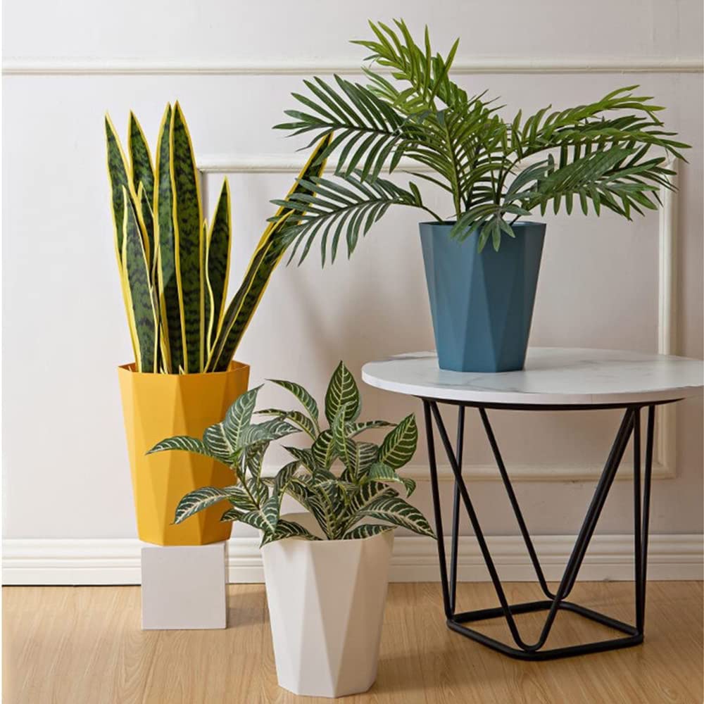 6pcs Trash Can Wastebasket Plastic 2.6 Gallon Garbage Can Container Rubbish Trash Bin Paper Basket